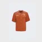 Amiri Saturday Night Camp Shirt Burnt Orange