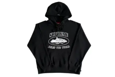 Corteiz Supreme Rules The World Hoodie Black