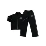 Corteiz Reflective Star Print Tracksuit Black