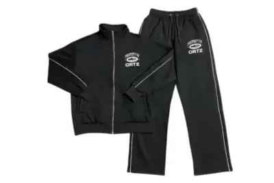 Corteiz Alcatraz Reflective Tracksuit Black