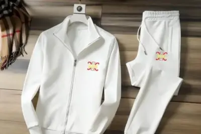 Celine Tracksuit Back Logo Full White