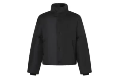 Ami Paris Ami De Coeur Puffer Jacket Black Nylon