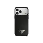 Prada iPhone Case Black Leather