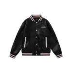 Amiri Embroidered Logo Black Jacket