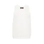 AMIRI logo-embroidered vest top white