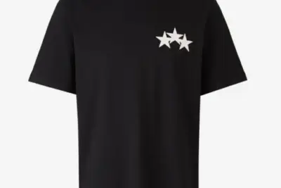AMIRI THREE STAR T-SHIRT BLACK