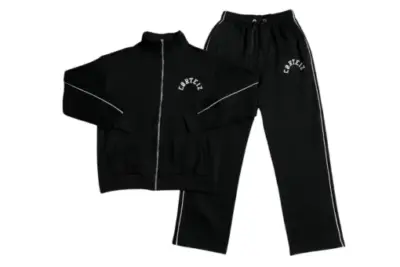 Corteiz Alcatraz Reflective Tracksuit Black