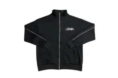 Corteiz Alcatraz Reflective Jacket Black