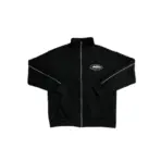Corteiz Alcatraz Reflective Jacket Black