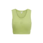 Loewe Cropped Anagram Tank Top ‘Green Bean’