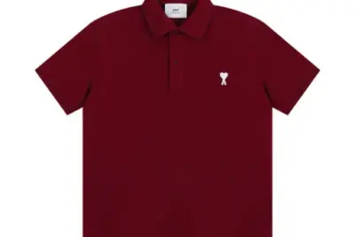 Ami Paris Polo Sweatshirt Red