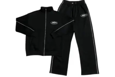 Corteiz Alcatraz Reflective Tracksuit Black