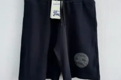 Burberry Equestrian Knight-print Shorts Black