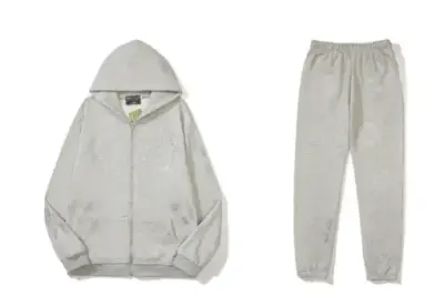 Denim Tears Kapok Flower Pattern Printed Tracksuit Grey