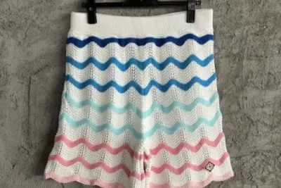 Casablanca Wave Shorts White