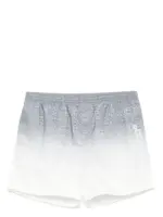 Casablanca Jacquard-patterned swimming shorts white