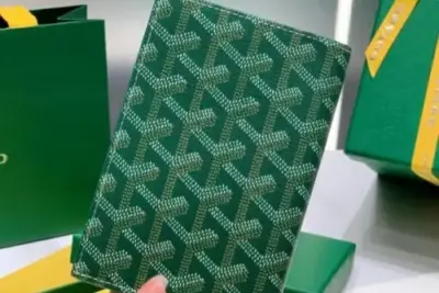 Goyard Saint Pierre Card Holder Wallet Green