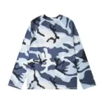 Corteiz Alcatraz Long Sleeved Sweater Camouflage Blue - Image 2