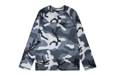 Corteiz Alcatraz Long Sleeved Sweater Camouflage Black