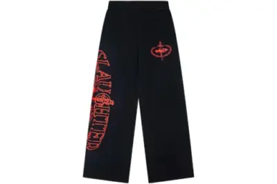 Corteiz Slaughter Gang 21 Savage Pant Black