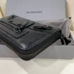Balenciaga Classic Bizar Zip Long Wallet Black - Image 3
