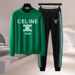 Celine Tracksuit Green/Black