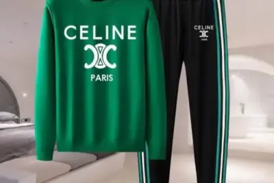 Celine Tracksuit Green/Black