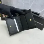 Prada Diamond Quilted Compact Wallet Black - Image 3