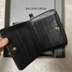 Balenciaga Classic Bizar Zip Around Wallet Black - Image 3