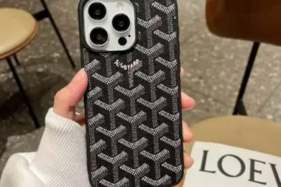 Goyard iPhone Case Black