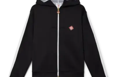 Casablanca Scuba Hooded Sweatshirt Black