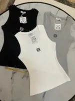 Loewe Tank Top White Black Grey