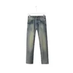 Amiri Varsity Jeans Light White With Blue
