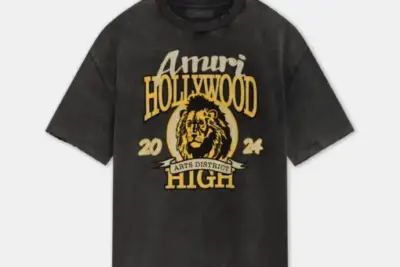 AMIRI HIGH LION SKATER TEE