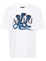 AMIRI Poison Cotton T-shirt White/Blue