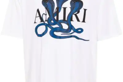 AMIRI Poison Cotton T-shirt White/Blue