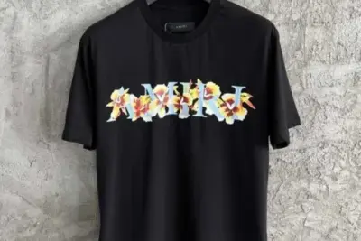 Amiri Cotton T-Shirt Black
