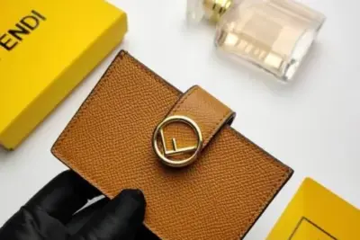 Fendi Card Holder In Brown