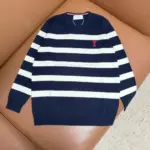 Ami Paris Blue Striped Sweater