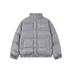 Corteiz Alcatraz Classic Hooded Down Puffer Jacket Gray