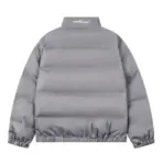 Corteiz Alcatraz Classic Hooded Down Puffer Jacket Gray - Image 2