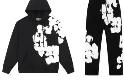 Denim Tears X Cactus Plant Flea Tracksuit Deep Black