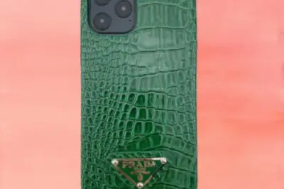 Prada iPhone Case Devil Wears Green Croc