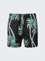 AMIRI Palm Swim Trunk Black