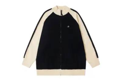 Corteiz Knit V2 Zip Black/Cream