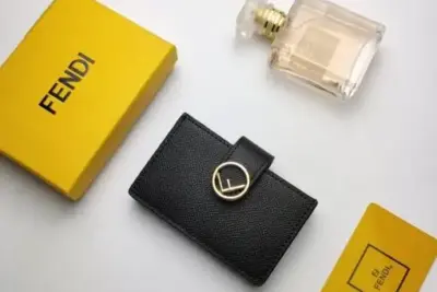 Fendi Card Holder In Black