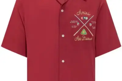 AMIRI Bowling Shirt Ruby Red
