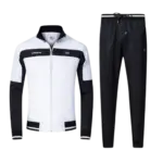 Lacoste Windbreaker Suit Classic Embroidered Tracksuit White