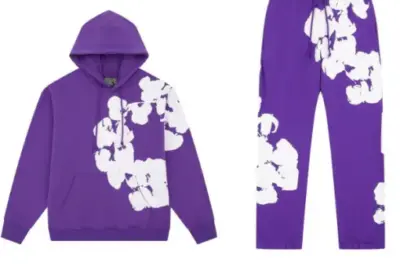 Denim Tears X Cactus Plant Flea Tracksuit Deep Purple