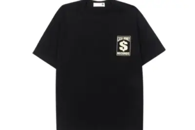 Corteiz Alcatraz Diamond Cash Print Short Sleeve Black